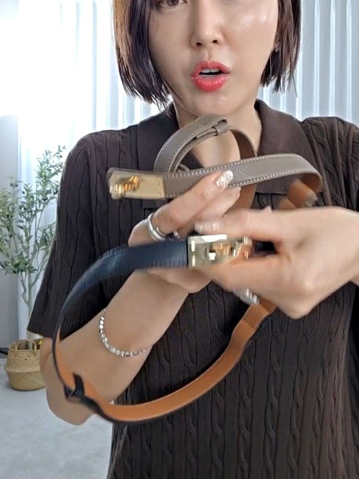3639-럭셔리잠금소가죽벨트 썸네일 2