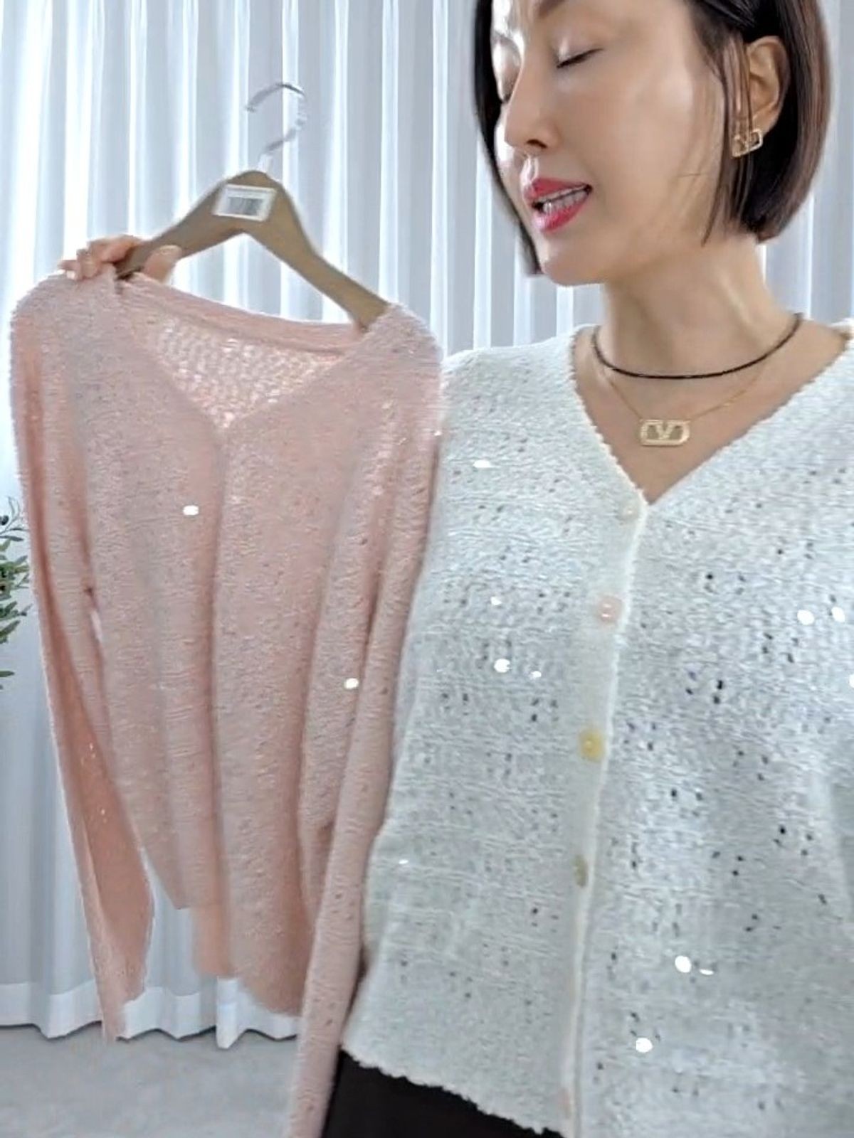 31560-블링스팽글가디건 썸네일 4