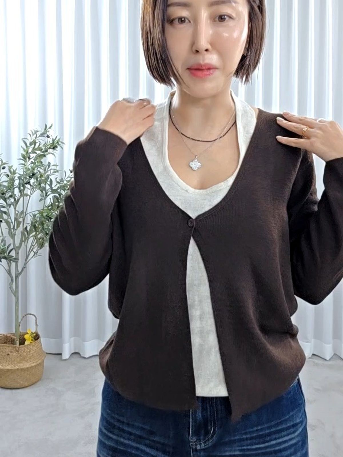31564-나시레이어드울가디건 썸네일 2