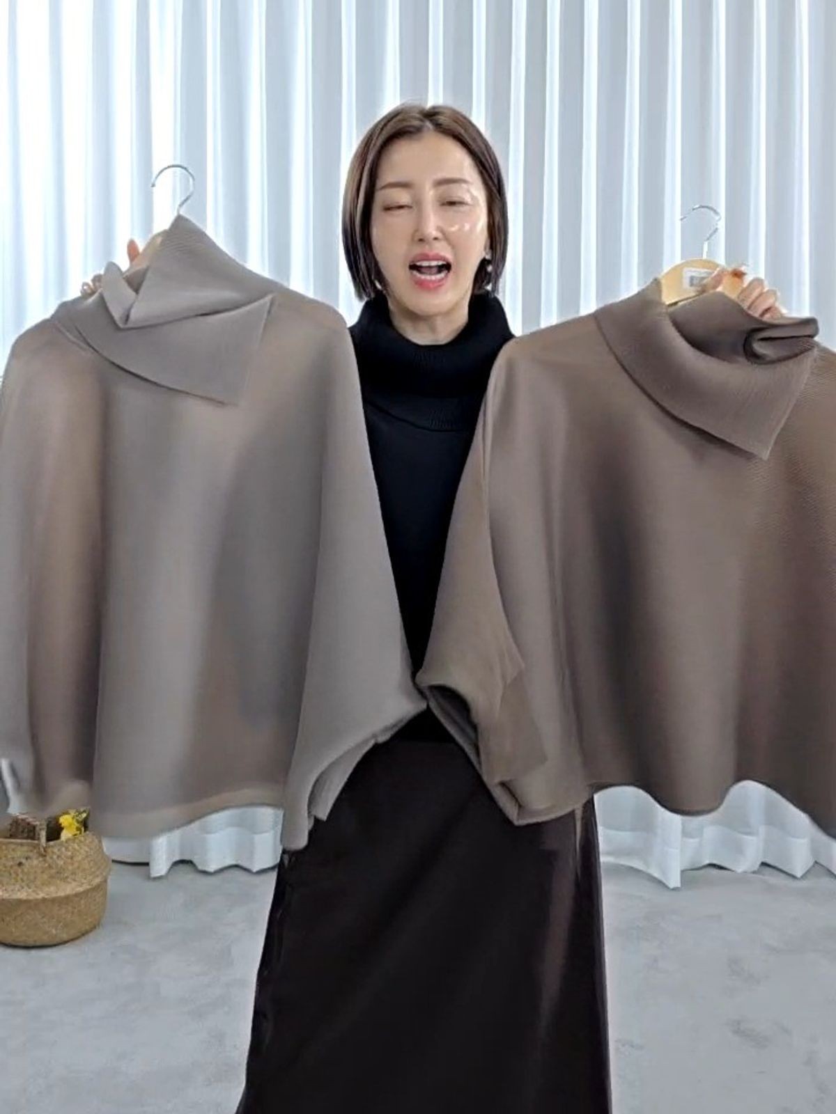 31705-두겹카라가을플리츠블라우스 썸네일 4