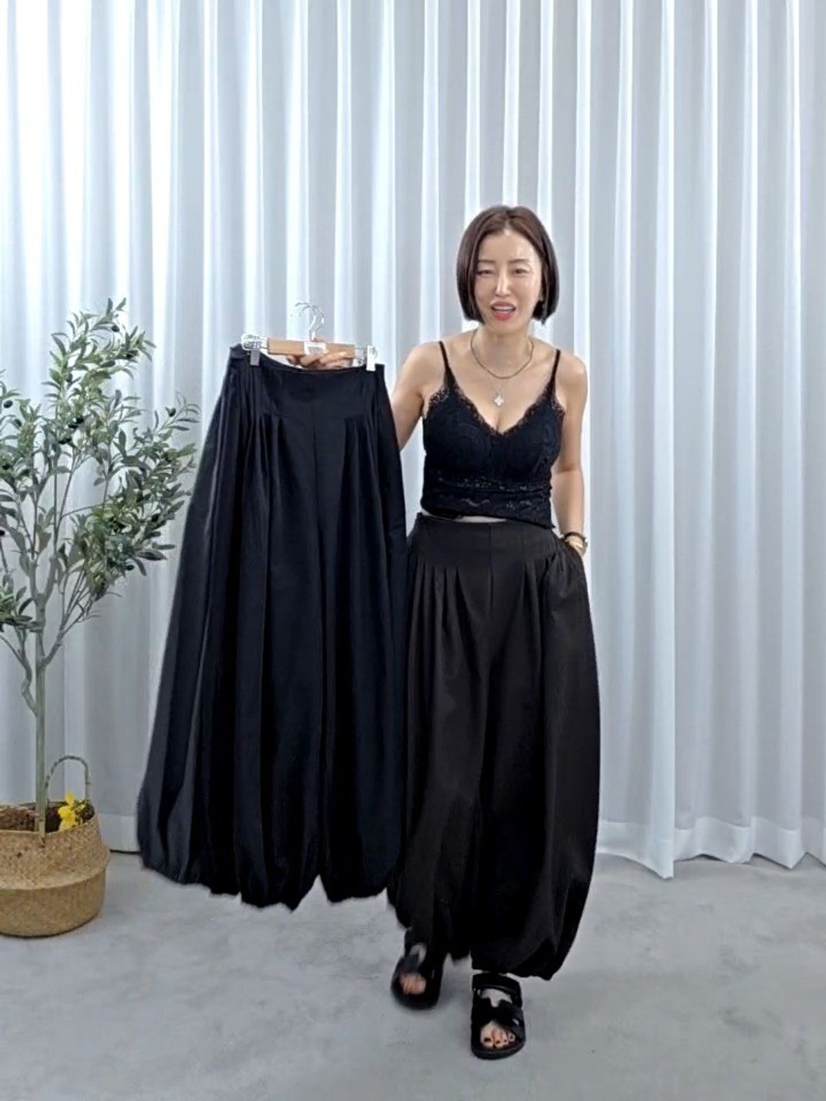 31719-하비커버하렘뒷밴딩팬츠 썸네일 2