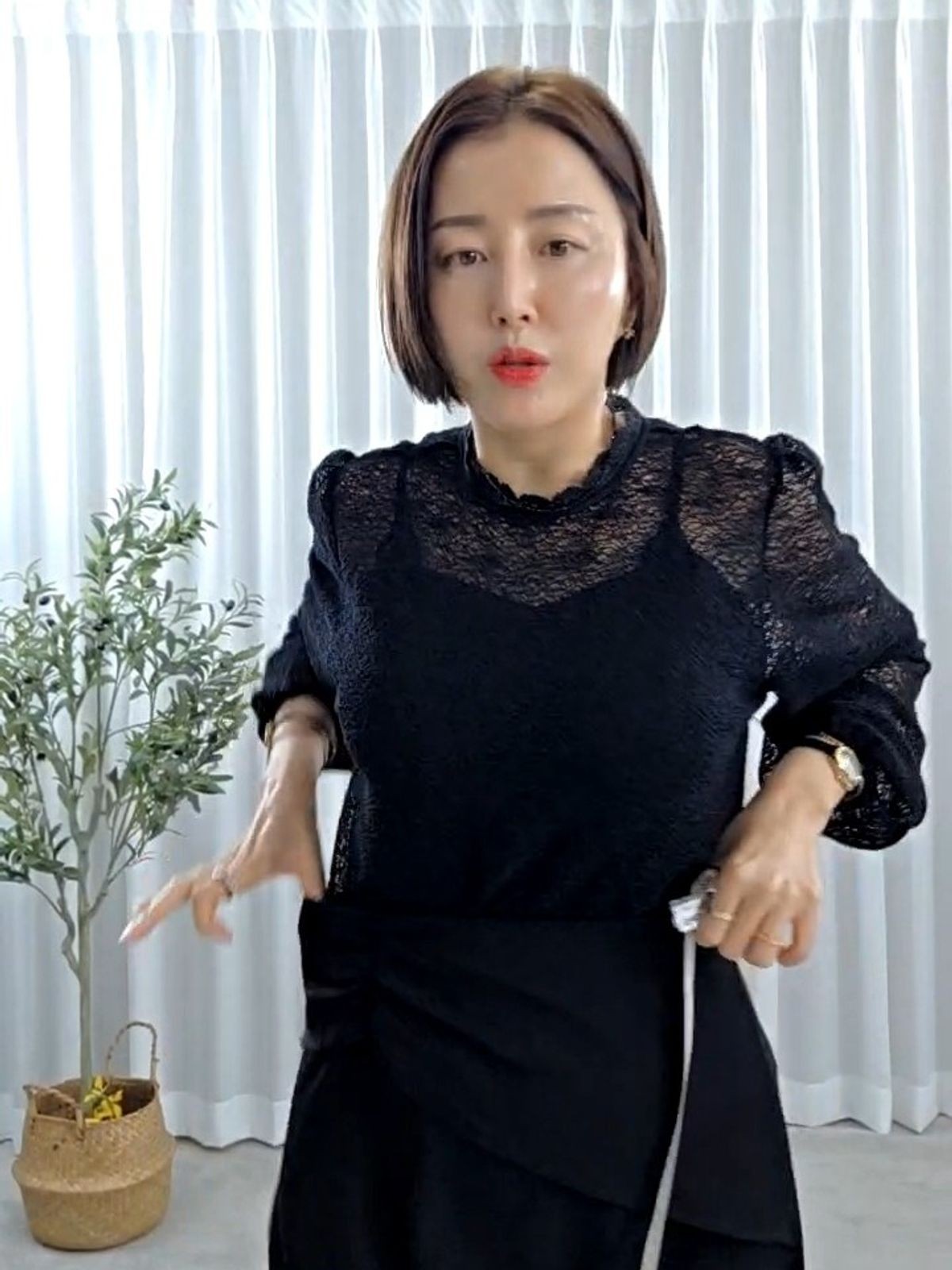 31769-실타래텐셀블라우스