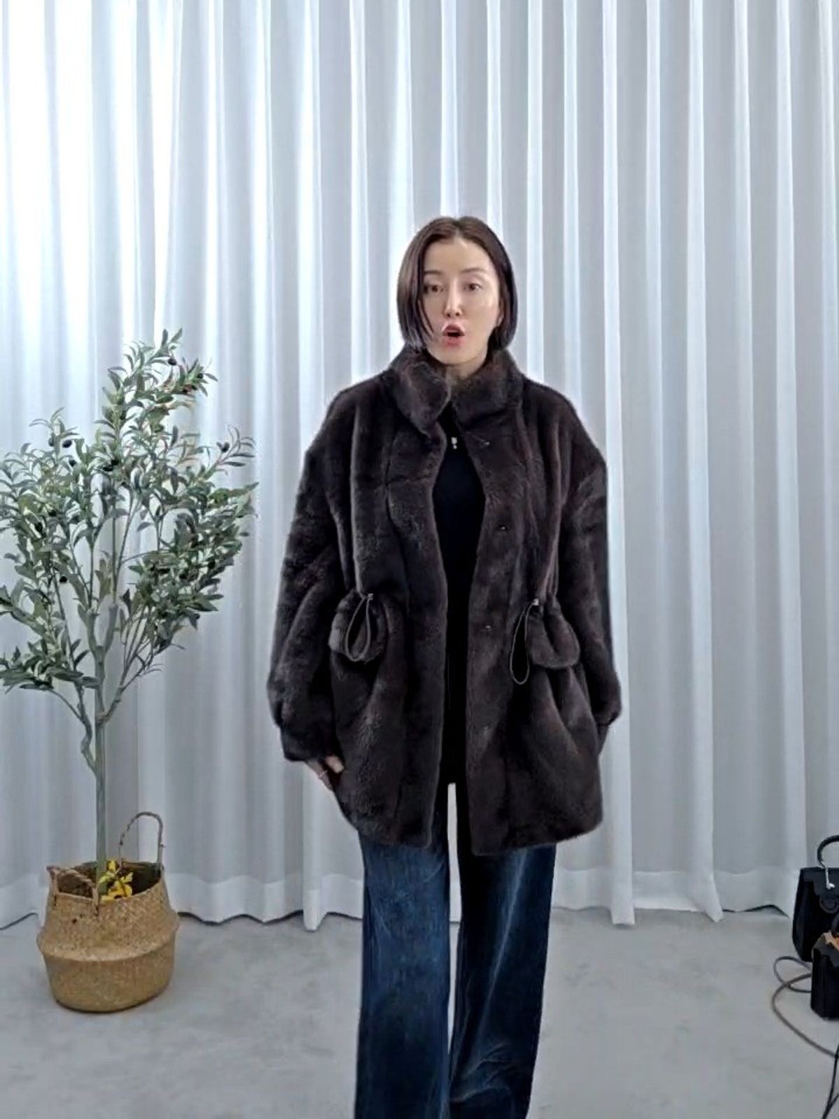 31819-퍼친자스트링자켓(26FW) 썸네일 2