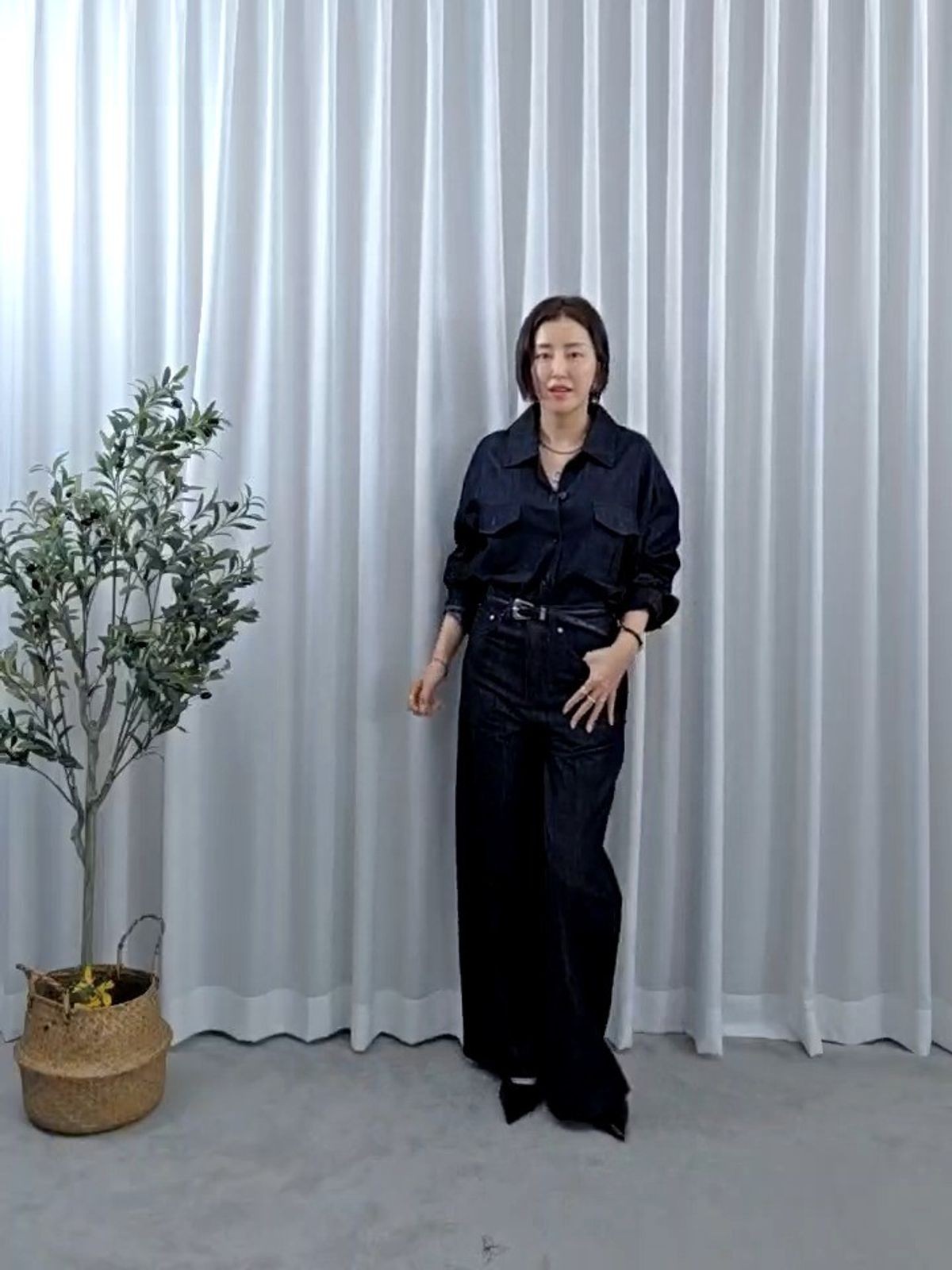 31838-아크네무드생지데님셔츠 썸네일 2