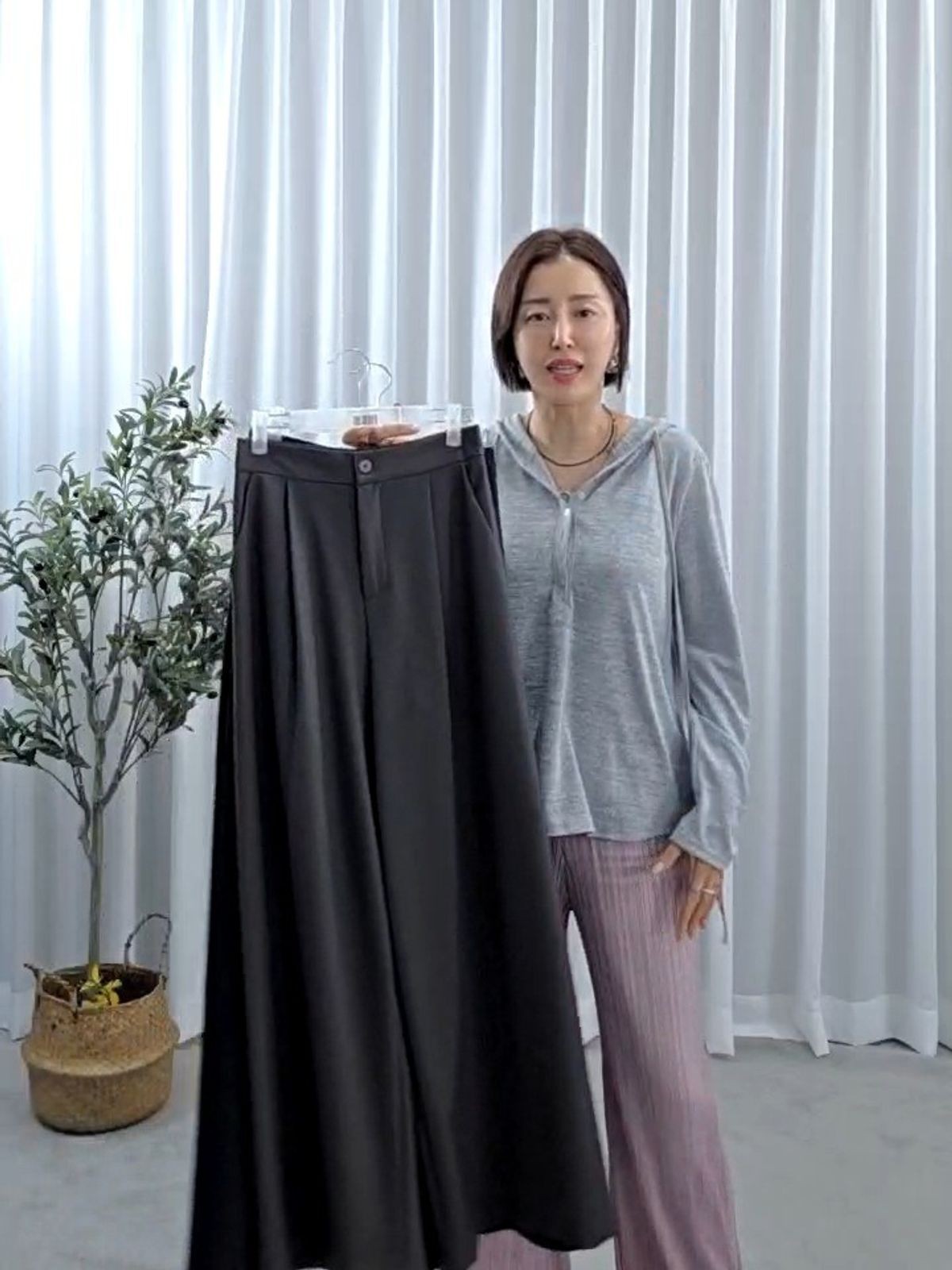 31844-귀티촤르르뒷밴딩슬랙스 썸네일 2