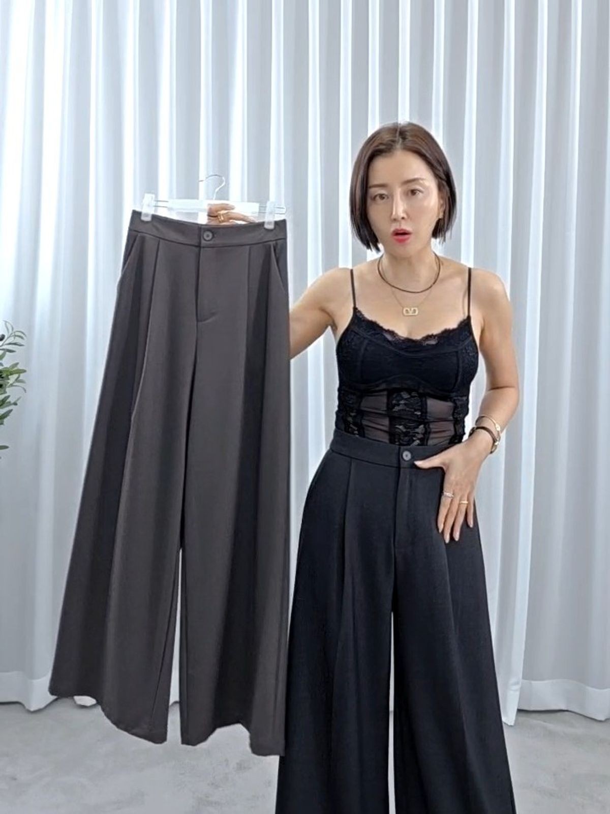 31844-귀티촤르르뒷밴딩슬랙스 썸네일 4