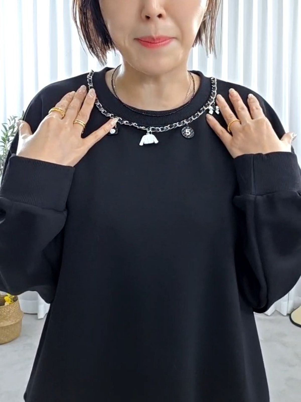 31935-여름에대박난체인티셔츠