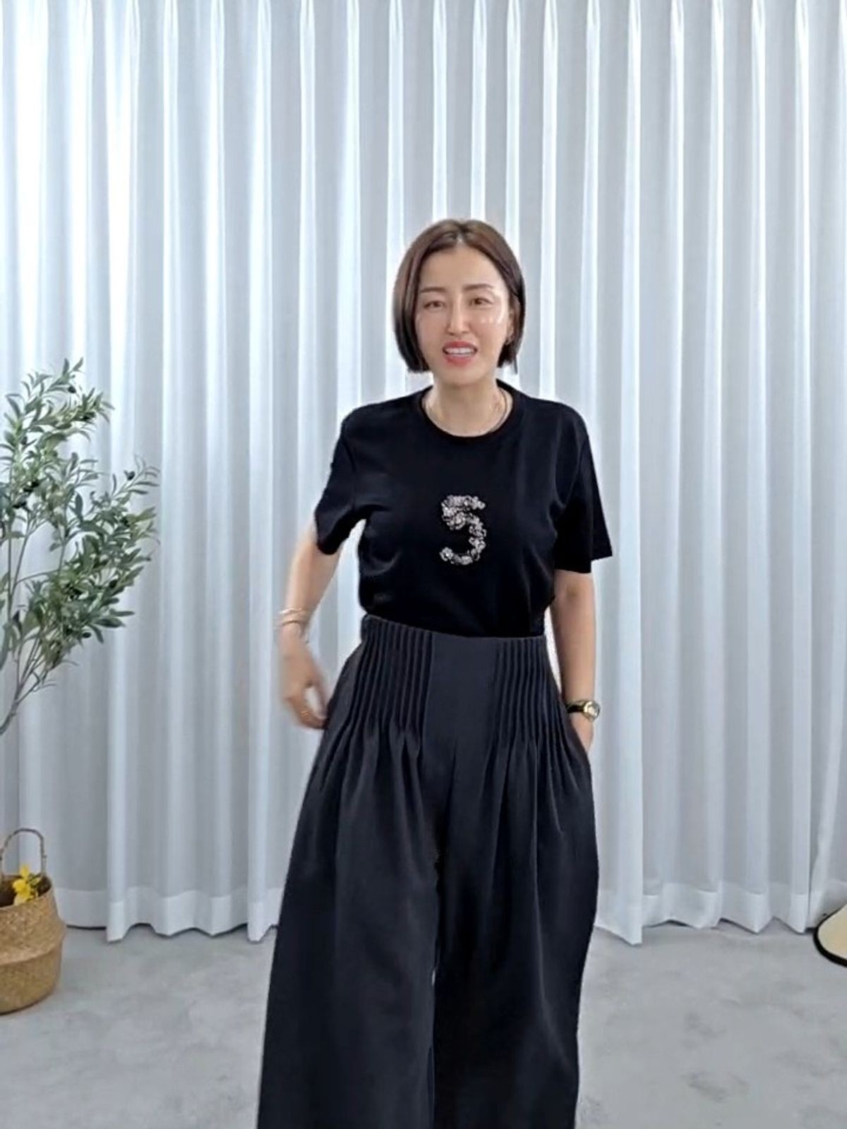 31938-넘버5레이온반팔
