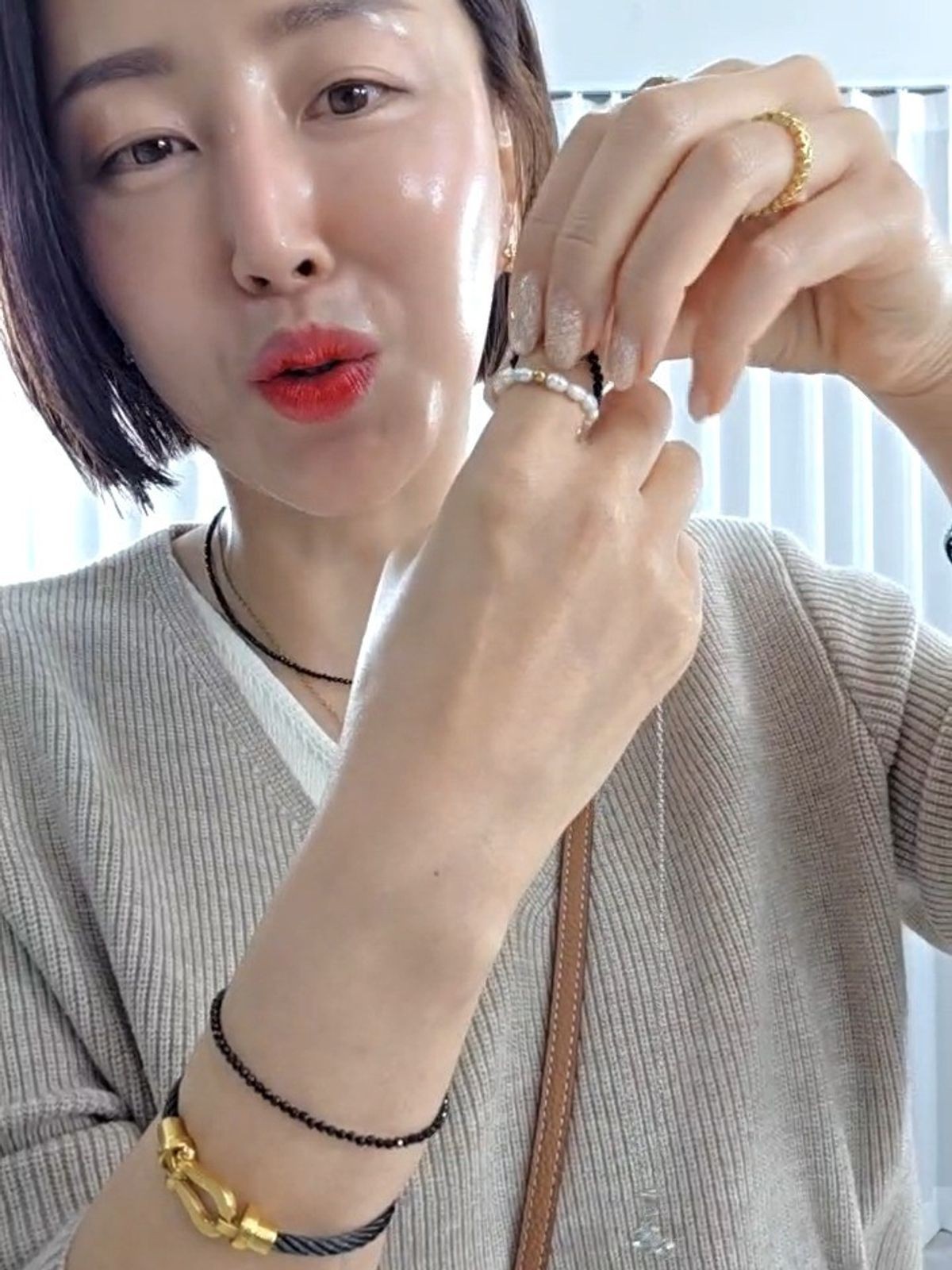 32031-블랙비즈담수반지 썸네일 2