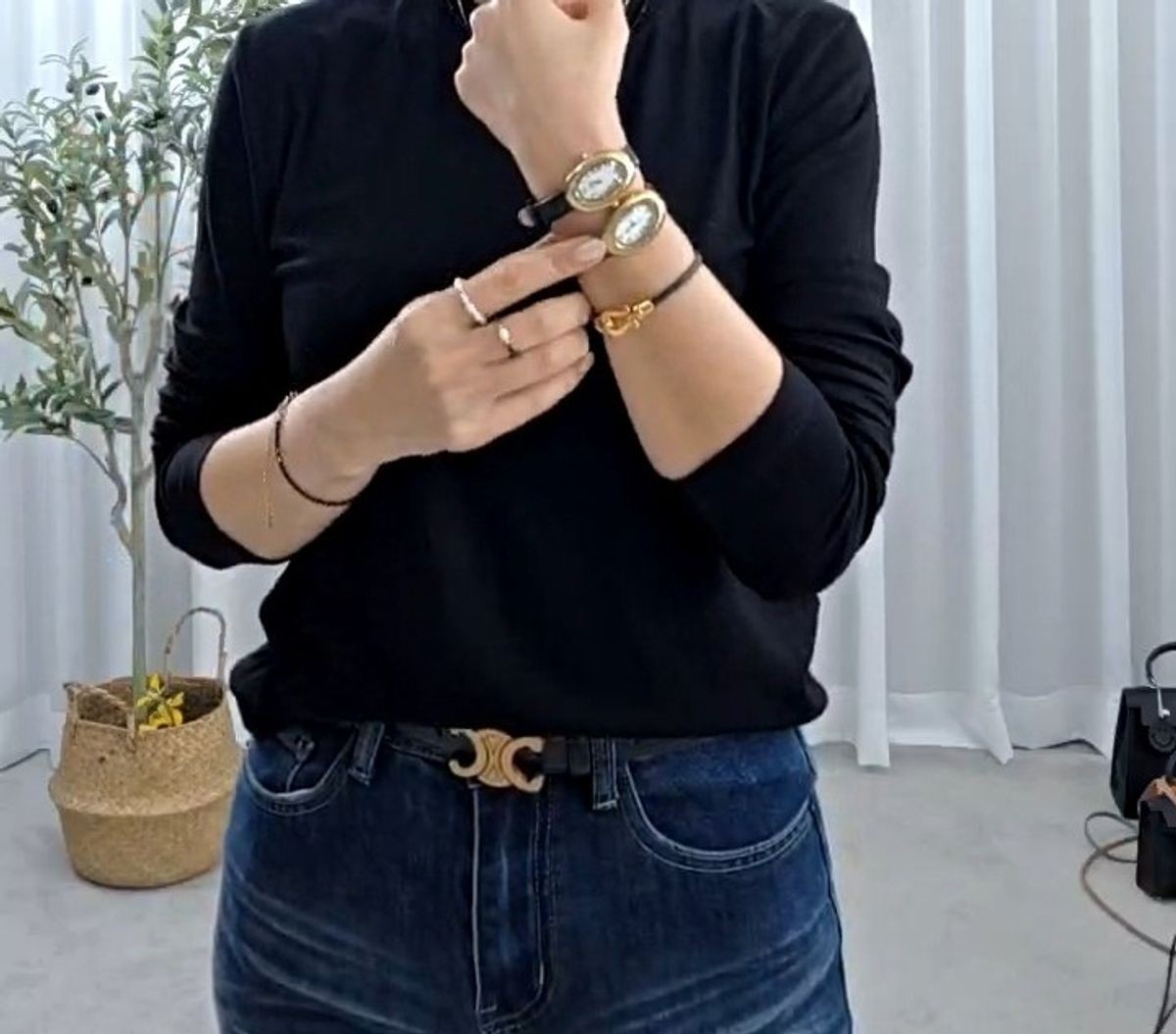 32037-까르베누아무드소가죽시계 썸네일 3