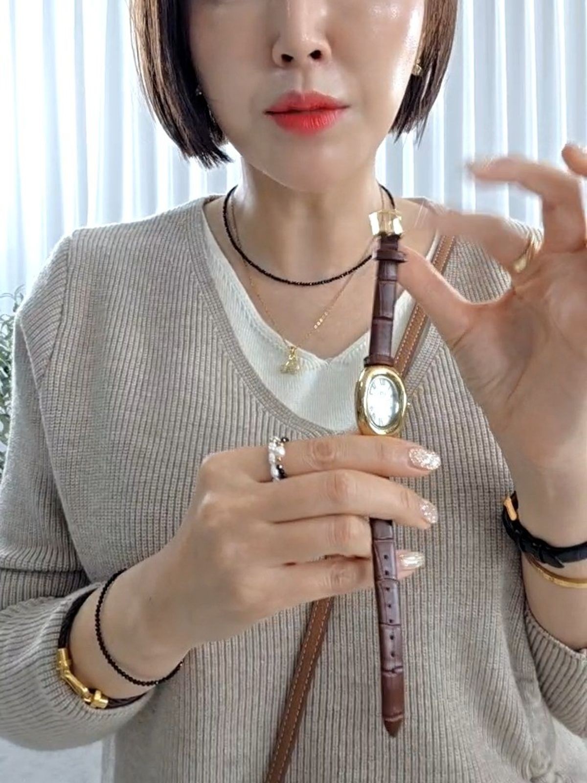 32037-까르베누아무드소가죽시계 썸네일 4