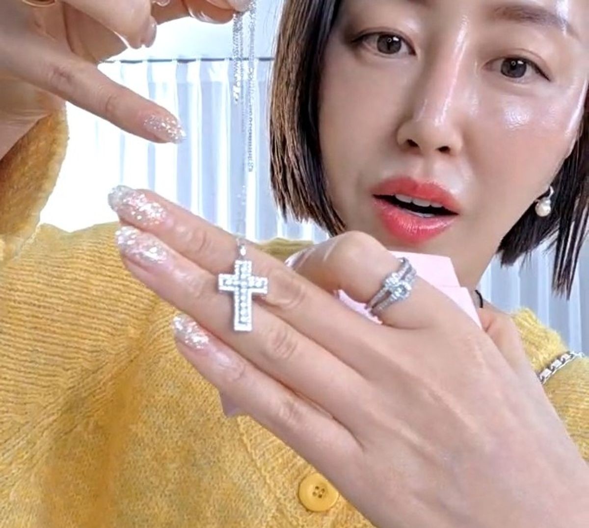 32079-다미아무드목걸이(실버925모이사나이트) 썸네일 2